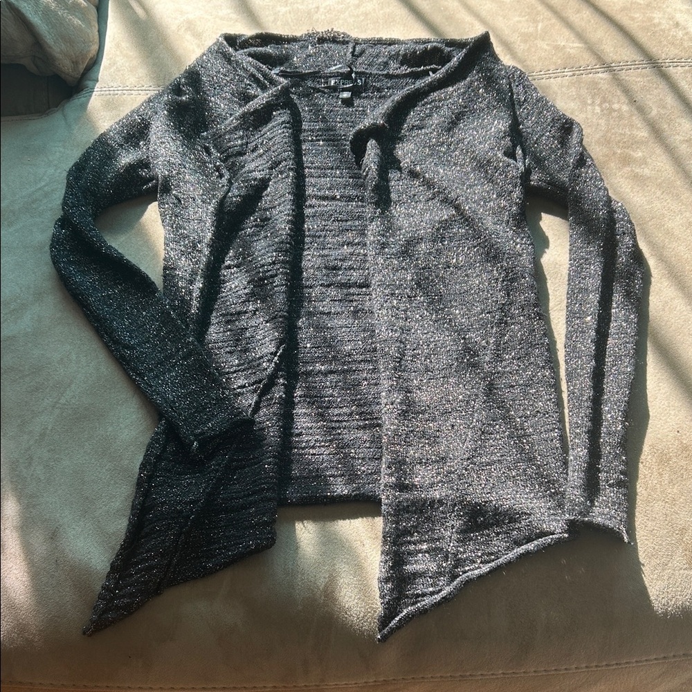 Express Shimmering Gray Women's Cardigan